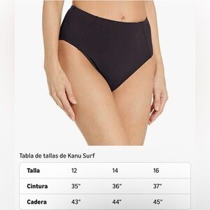 Kanu Surf Women's High Waisted Bikini Bottom Navy